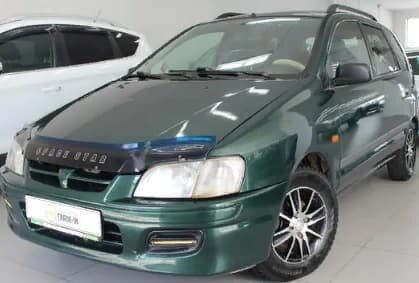 Дефлектор капота (мухобойка) Mitsubishi Space Star c 1998 г.в. (Митсубиши Спэйс Стар) Вип Тюнинг