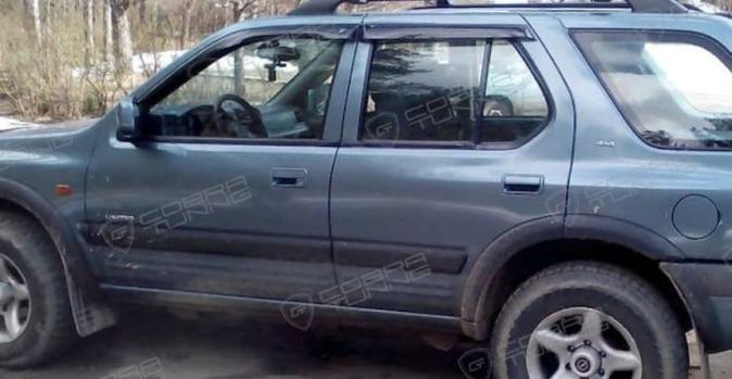 Дефлекторы окон (ветровики) Opel Frontera A 1992-1998 (Опель Фронтера) Кобра Тюнинг